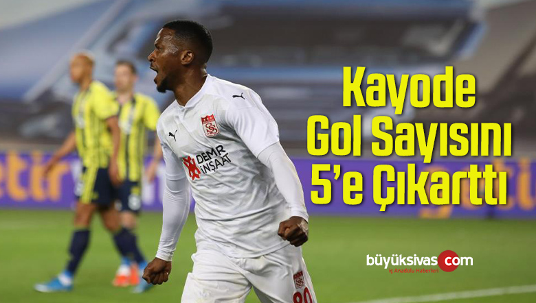 Kayode Gol Sayısını 5’e Çıkarttı