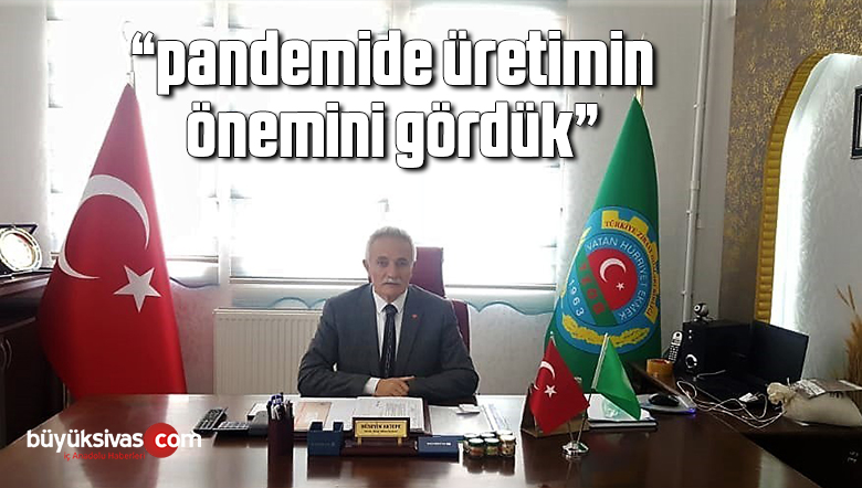 Aktepe, “pandemide üretimin önemini gördük”