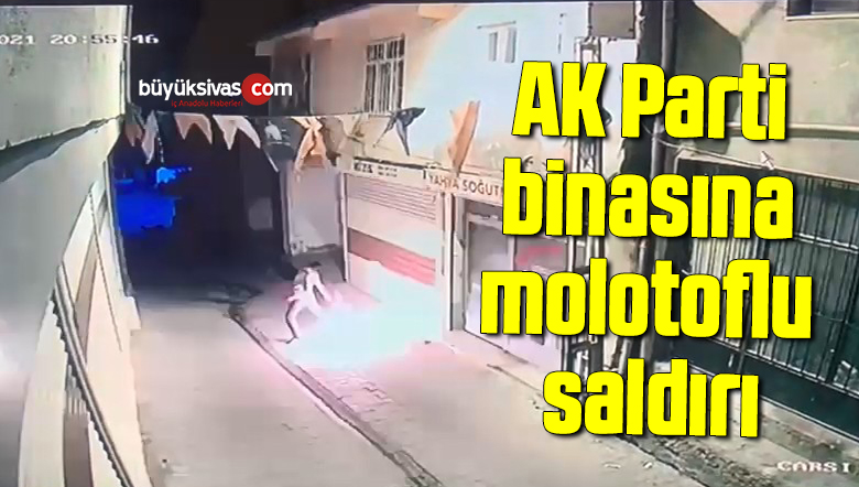 Diyarbakır’da AK Parti binasına molotoflu saldırı