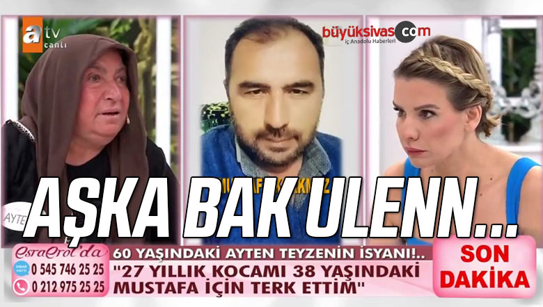 60 yaşındaki teyze, 27 yıllık eşinden 38 yaşında abi için ayrıldı