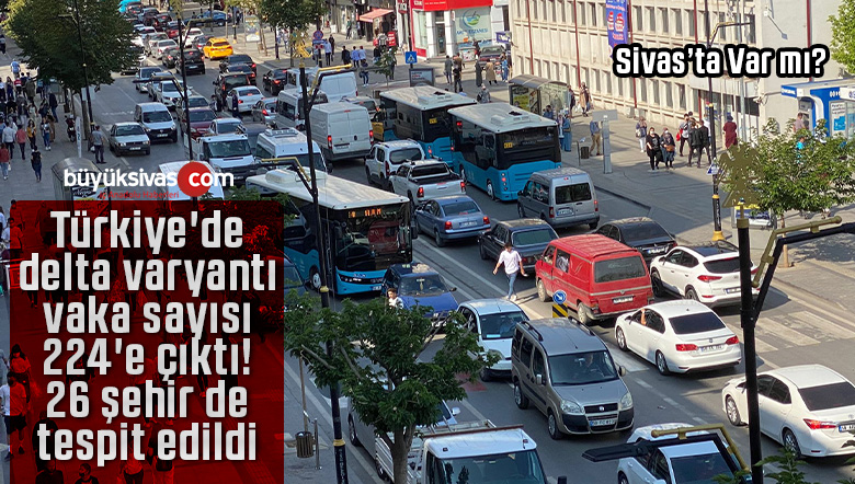 Türkiye’de delta varyantı vaka sayısı 224’e çıktı! 26 şehir de tespit edildi