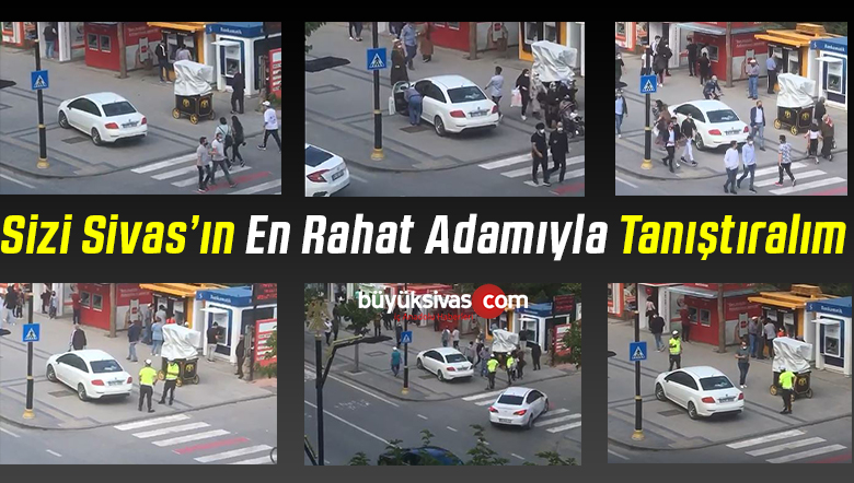 Bankamatiklerin önüne kaldırıma park etti en az 30 dk polis dibindeki adamı aradı