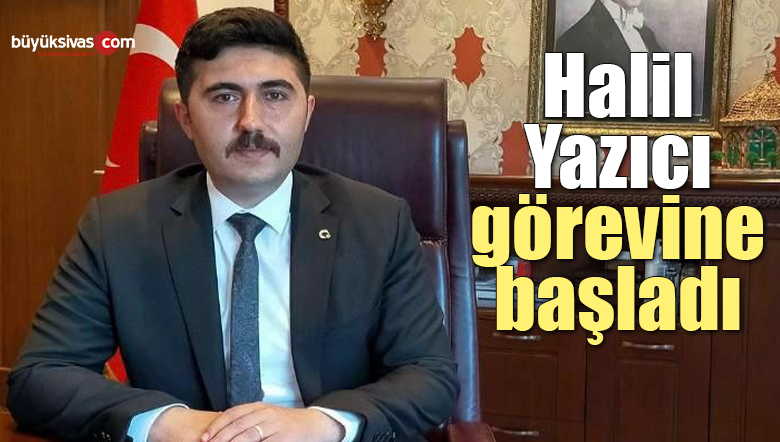 Gürün Kaymakamı Halil Yazıcı görevine başladı