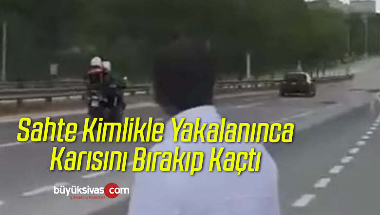 Karısını Denetim Noktasında Bırakıp Kaçtı, Film Gibi Kovalamacayla Yakalandı