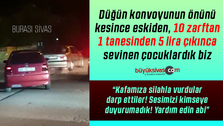 kafamıza silahla vurdular