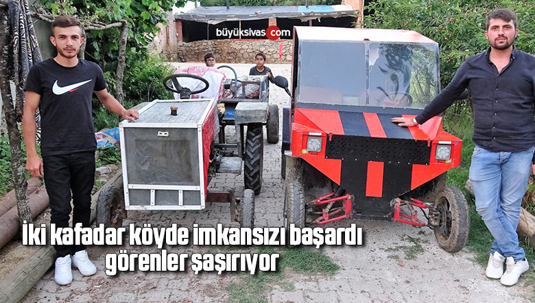 İki kafadar köyde imkansızı başardı, görenler şaşırıyor