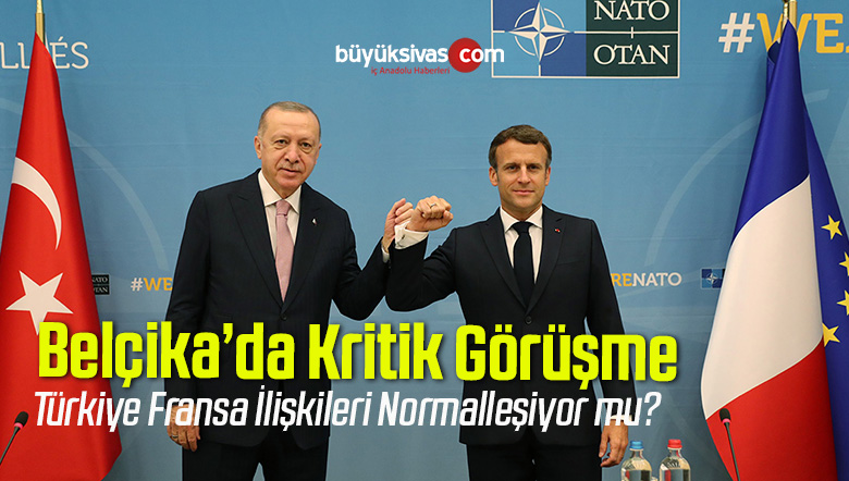 Cumhurbaşkanı Erdoğan İle Macron Görüşmesi Sona Erdi
