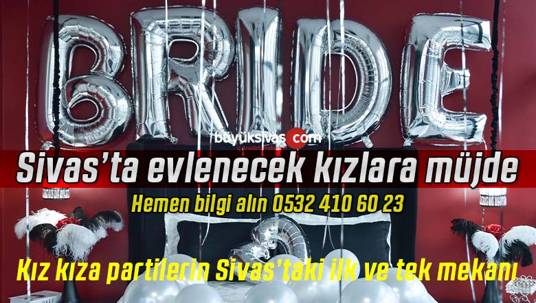 Sivas Mihre Beauty Room! Otel odası konseptinde nişan, kına, düğüne hazırlık