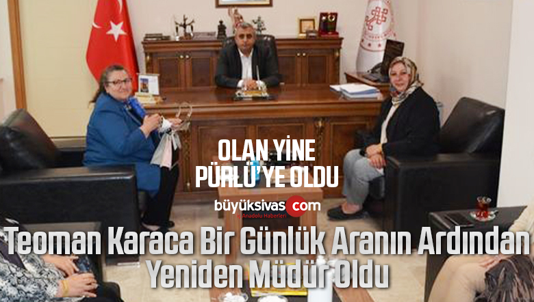 müdür oldu