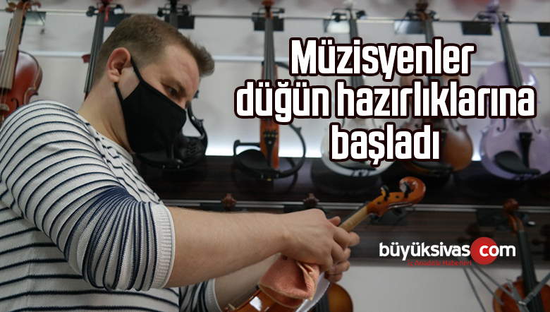 Müzisyenler düğün hazırlıklarına başladı