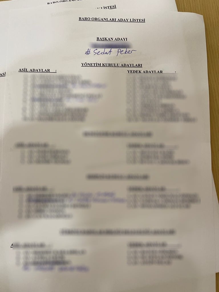 Vay benim güzel ülkem! Baro seçiminde Sedat Peker’e 7 oy çıktı