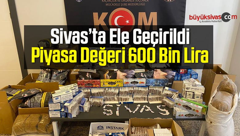 Piyasa Değeri 600 Bin Lira, Eş Zamanlı Operasyonlarla Ele Geçirildi