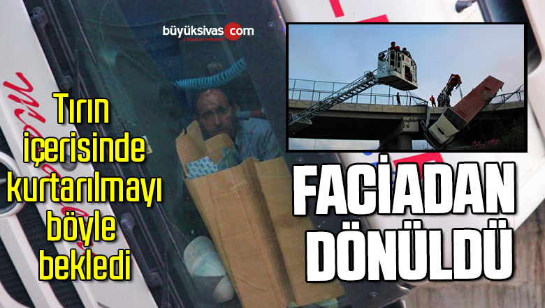 Hızını alamayınca facianın eşiğinden döndü