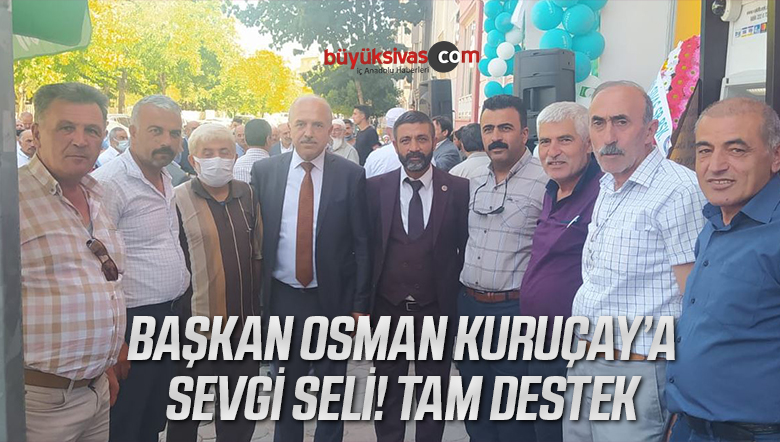 Başkan Adayı Kuruçay’a Selçuklu Mahallesi Esnaflarını Ziyaret Etti