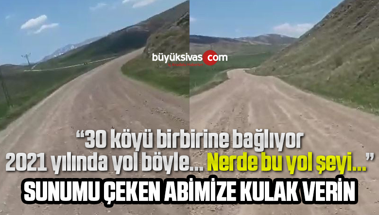 Hafik ilçesi Yarhisar, Çimen Yenice, Derbent, Topçu Yeniköy grup yolu