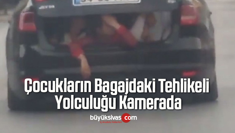 Çocukların Bagajdaki Tehlikeli Yolculuğu Kamerada