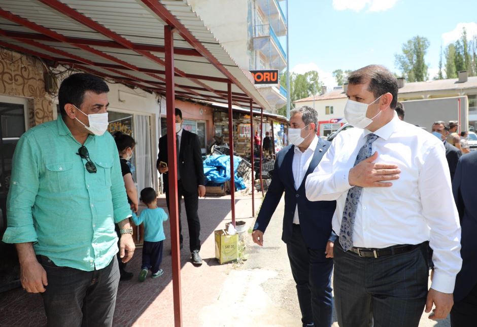 Vali Salih Ayhan kamu yatırımlarını yerinde görmek için İmranlı’da
