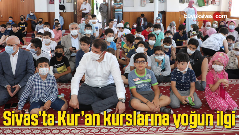 Sivas’ta Kur’an kurslarına yoğun ilgi
