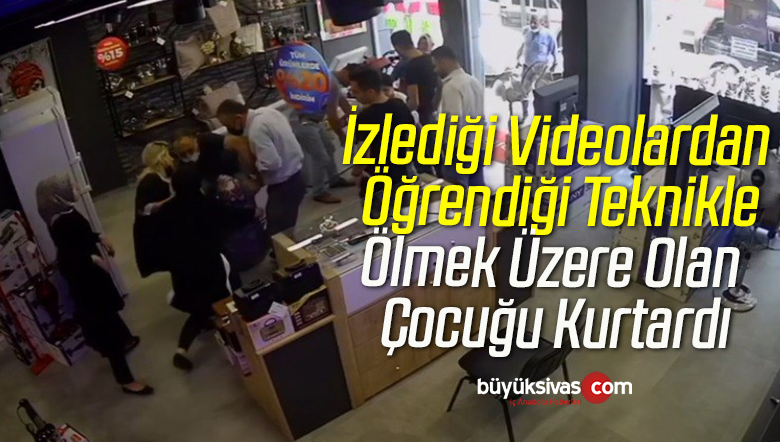 İzlediği Videolardan Öğrendiği Teknikle Ölmek Üzere Olan Çocuğu Kurtardı