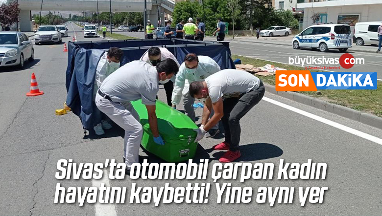 otomobil çarpan kadın hayatını