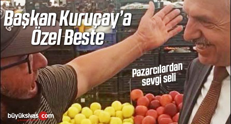 Başkan Adayı Osman Nuri Kuruçay pazarcı esnafını ziyaret etti
