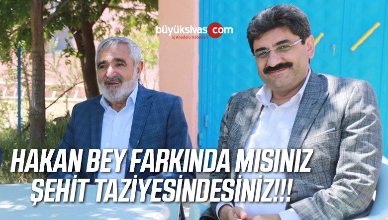 Şehit cenazesi taziyesinde AK Parti İl Başkanı Hakan Aksu şaşırttı