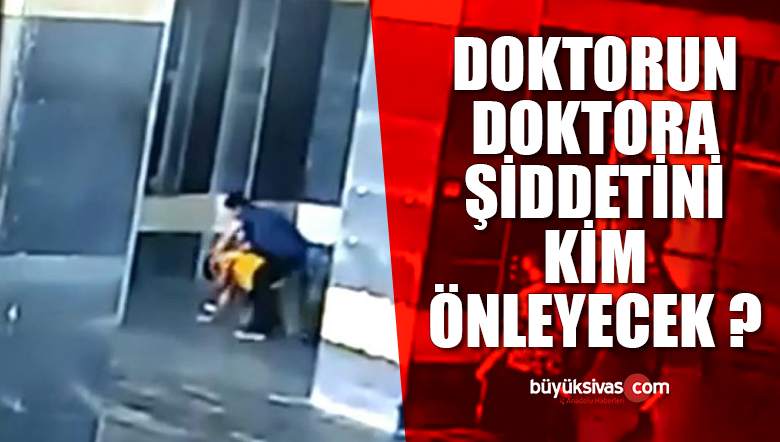 Doktor ve başhekim yardımcısı yumruk yumruğa kavga etti