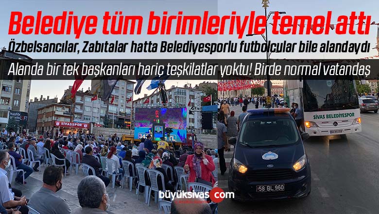 Sivas Belediyesi Tüm Birimleriyle 343 Milyon Liralık Temel Attı!