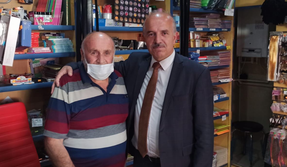 Başkan Adayı Osman Nuri Kuruçay bugün 3 mahallenin esnafıylaydı