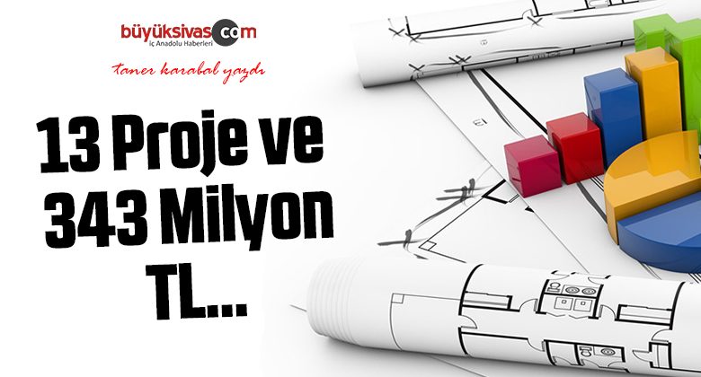 13 Proje ve 343 Milyon TL…