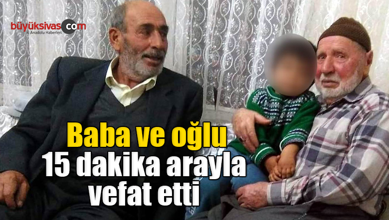 Hayatını kaybeden baba ve oğlunun cenaze namazı yan yana kılındı
