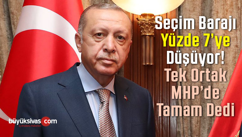 Seçim barajında yüzde 7
