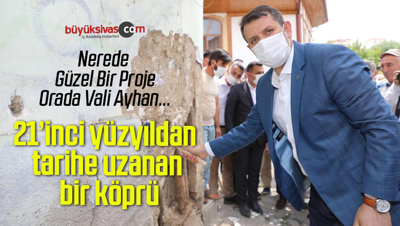 Sivas’ın Divriği ilçesinde Arasta projesi için ilk çekiç vuruldu