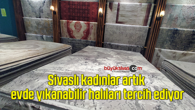 Kadınlar artık evde yıkanabilir halıları tercih ediyor