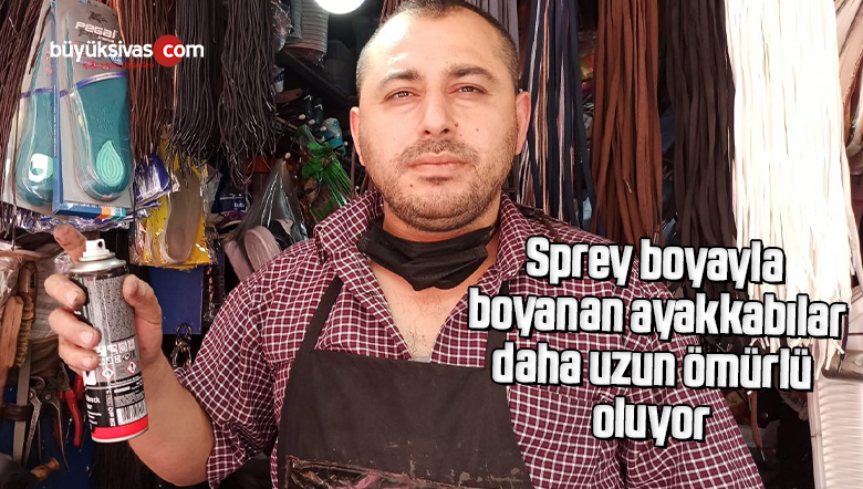 Sprey boyayla boyanan ayakkabılar daha uzun ömürlü oluyor