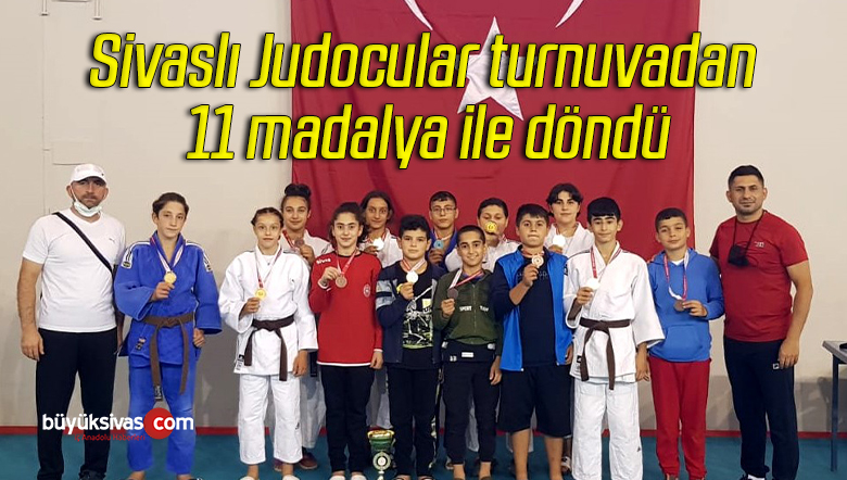 Sivaslı Judocular turnuvadan 11 madalya ile döndü