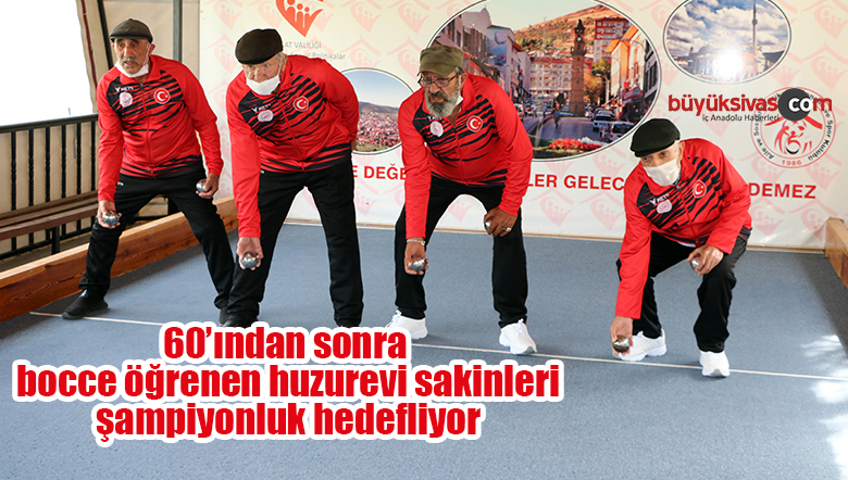 60’ından sonra bocce öğrenen huzurevi sakinleri şampiyonluk hedefliyor