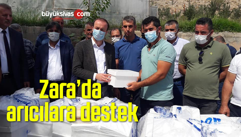 Zara’da arıcılara destek