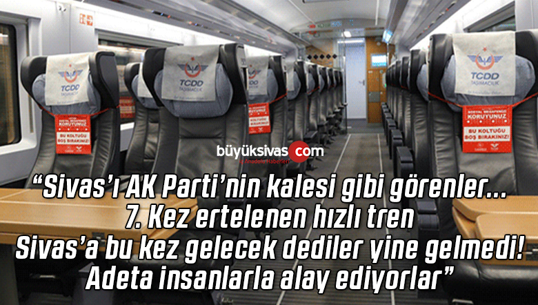 “Sivas’ın çözülmesi gereken sorunlarına da kulak verilsin”