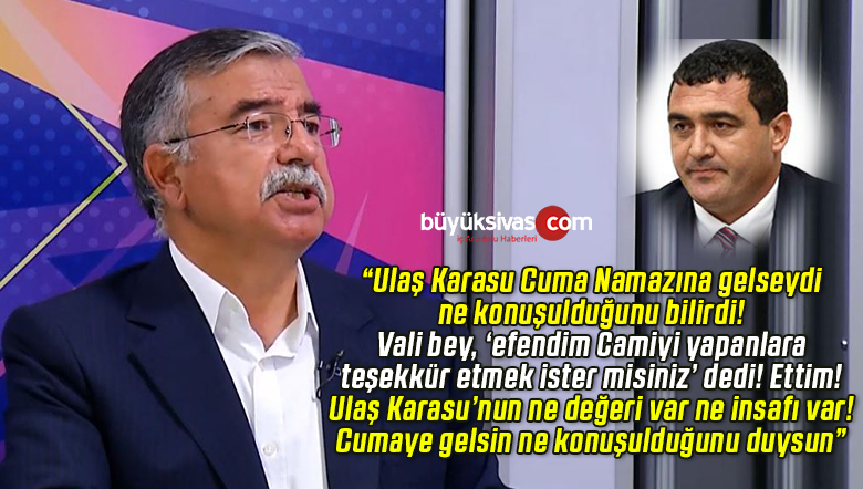 Bakan İsmet Yılmaz “camiyi yapanlara teşekkür ettim… Karasu Cuma’ya gelsin”