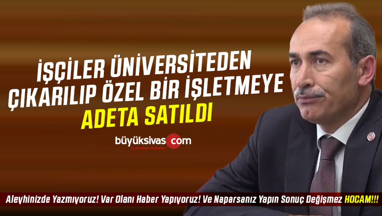 Cumhuriyet Üniversitesi’nde Yeni Bir Personel Skandalı Daha