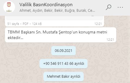 Önce WhatsApp Grubundan Ayrıldı Sonra Beni Gruptan Attılar Yazdı