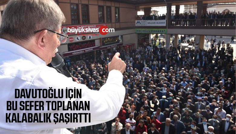Ahmet Davutoğlu şaşırttı