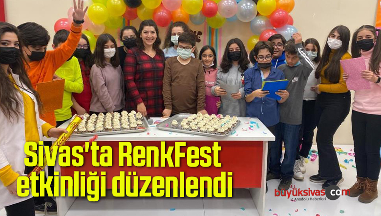 Sivas’ta RenkFest etkinliği düzenlendi