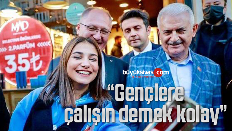 Binali Yıldırım’ı yolda durduran genç “gençlere ne söylemek istersiniz” dedi