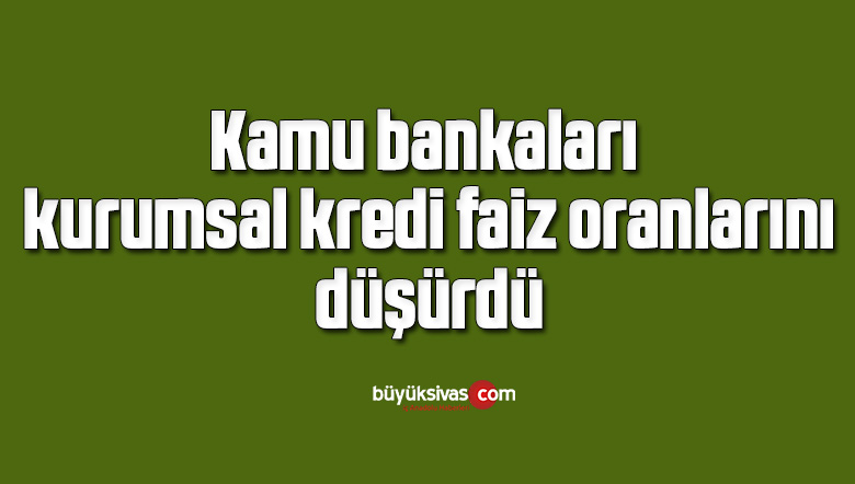 Ziraat Bankası, Vakıfbank ve Halkbank’tan kredi faiz oranlarında indirim