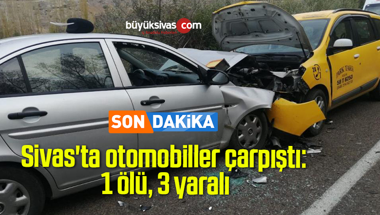 otomobiller çarpıştı
