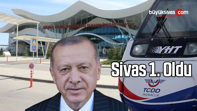 Sivas birinci oldu! Cumhurbaşkanı ödül verdi! Ve Hızlı Tren dedi!