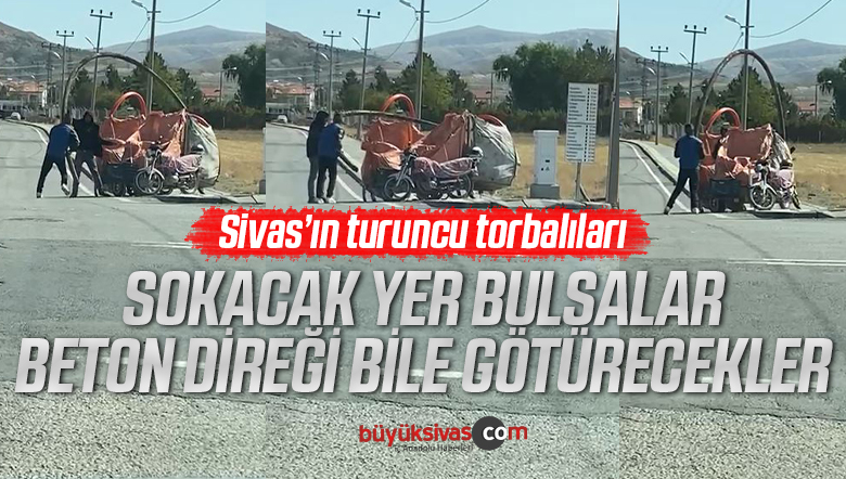 Sivas MTA civarından kağıt toplayıcıların ÇEDAŞ’a ait kabloyu çaldıkları iddia edildi