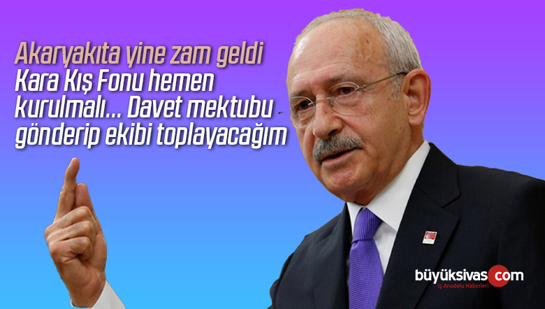 Akaryakıt zamlarının ardından Kılıçdaroğlu: Acilen toplanmamız lazım